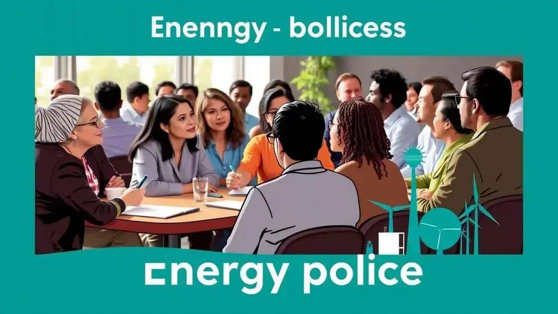 Analysis of public perception on energy policies