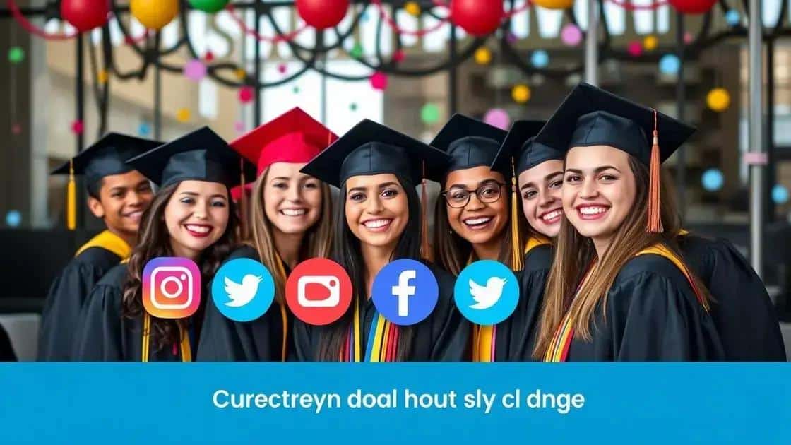 Impact of social media on graduation trends