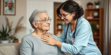 Show elderly care benefits for a healthier life