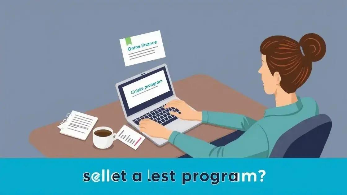 How to choose the right program for you