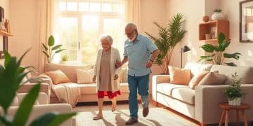 Show elderly care benefits for a happier life