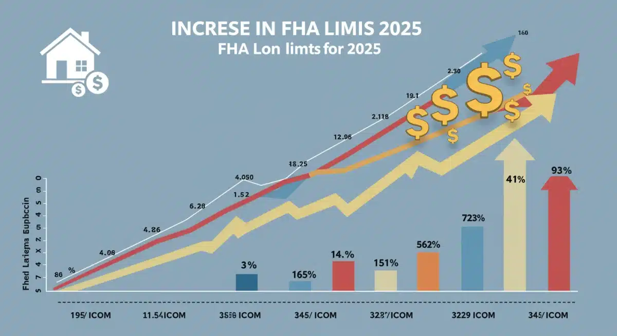Infographic showing increased FHA loan limits for 2025 and their positive effect on home affordability and buying power.