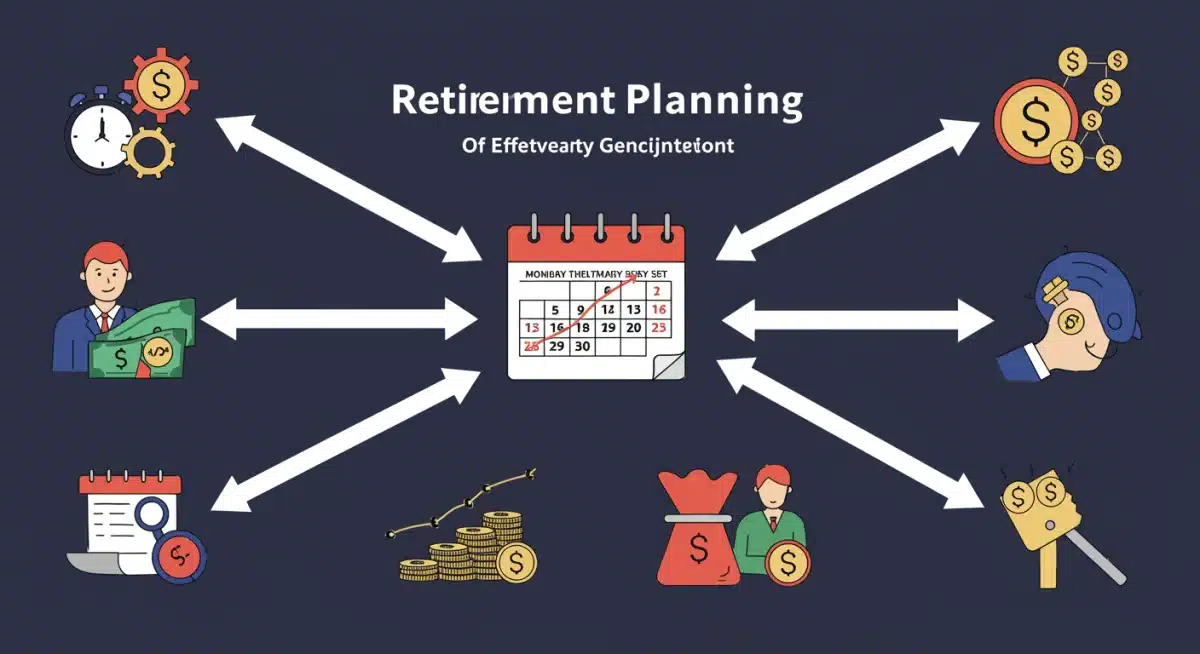 Infographic showing retirement planning components and legislative impact