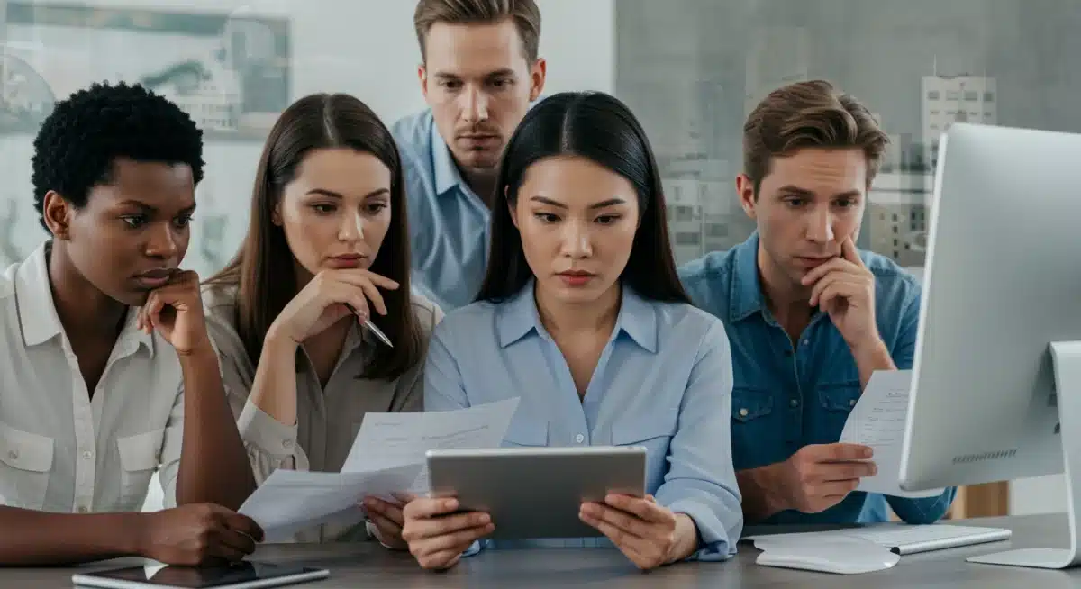 Individuals reviewing health insurance policy changes and premium increases for 2025.