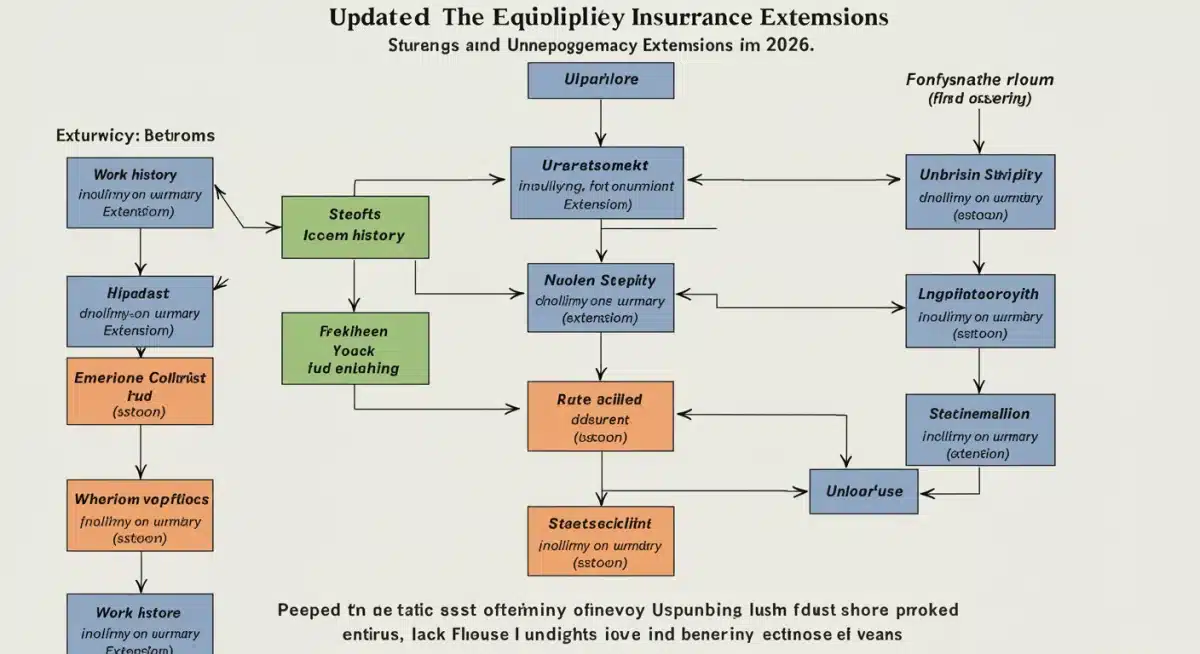 Flowchart of 2026 unemployment insurance eligibility